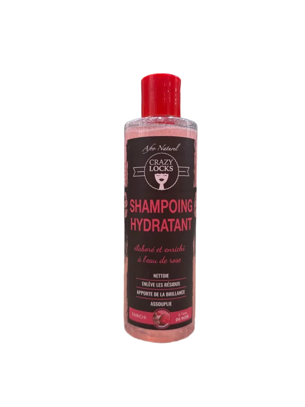 CRAZY LOCKS - Shampooing Hydratant Eau De Rose