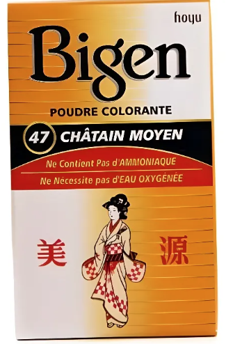 BIGEN POUDRE COLORANTE CHATAIN MOYEN 47
