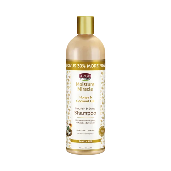 Shampoing au Miel & Coco 354ml - AFRICAN PRIDE MOISTURE MIRACLE