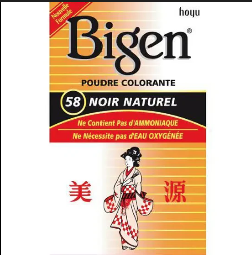 BIGEN: Poudre Colorante Noir Naturel 58