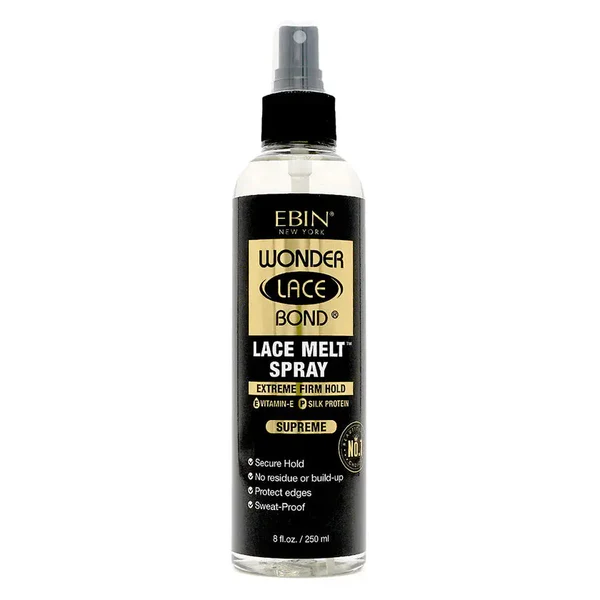 Wonder Lace Bond Melt Spray Supreme Black