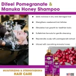 Shampoing sans sulfate Difeel à la grenade et au miel de manuka