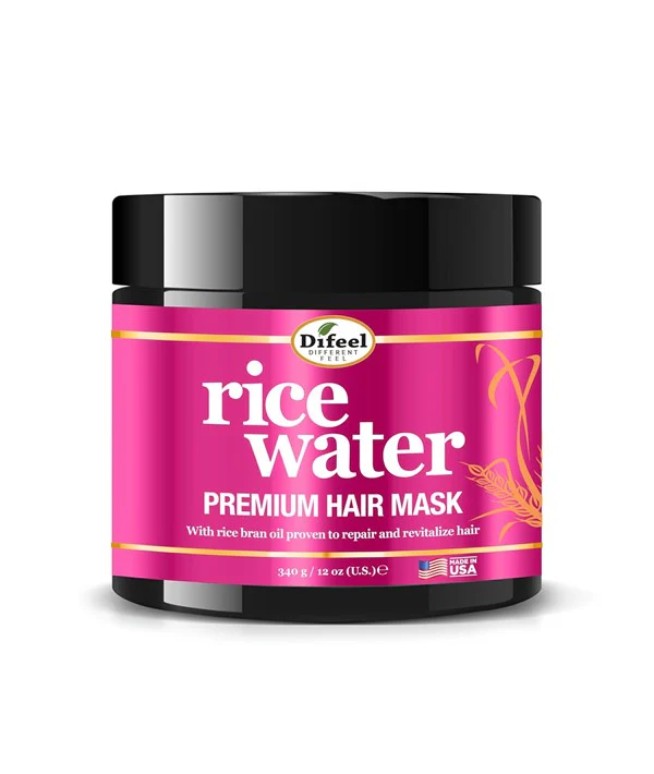 Masque capillaire premium à l'eau de riz Difeel